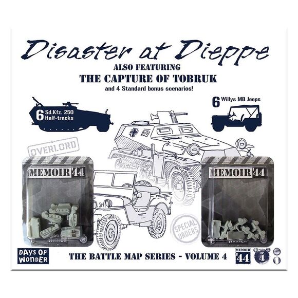Memoir '44: Battle Map 1 Disaster at Dieppe main image 1